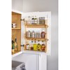Rev-A-Shelf Rev-A-Shelf - 18 Inch Cabinet Door mount Wood 3-Shelf Spice Rack 4SR-18